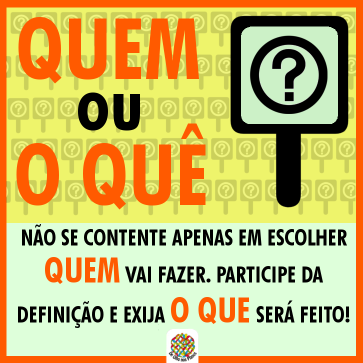 Cartão Quem ou O que - Eleições