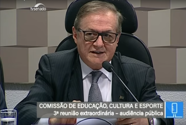 Ministro da Educação Ricardo Vélez em Audiência Pública no Senado Federal